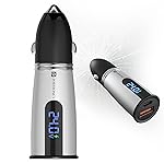 Portronics Car Power Armour 55.5W Fast Car Charger with Emergency Glass Breaker, 33W Type-C PD, 22.5W USB-A Port, LED Display for Voltage Monitoring, for Smartphones, iPhones, Tablets, Earbuds & More