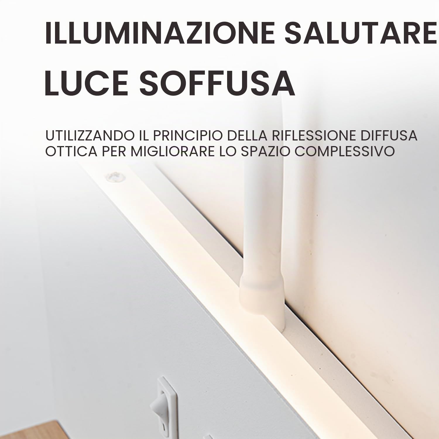Bianco Applique da parete interno LED, Lampada da parete con Porte di Ricarica USB e Caricatore Wireless, Lampada a Muro a parete con spina e cavo, Regolabile e Flessibile Luce da Lettura Dimmerabile