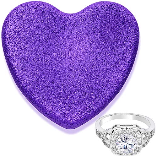 Size 7 Ring Cosmic Love Heart Bath Bomb With Jewelry Inside Usa Made Skin Moisturize Fizzie #TOP3