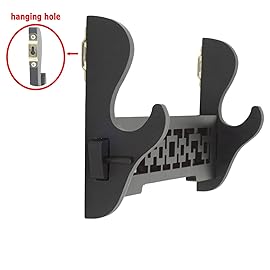 Eforlife Sword Holder Wall Mount Samurai Sword Katana Wakizashi Display Holder Stand Bracket Hanger 1-Tier (13.7 inch Hollow)