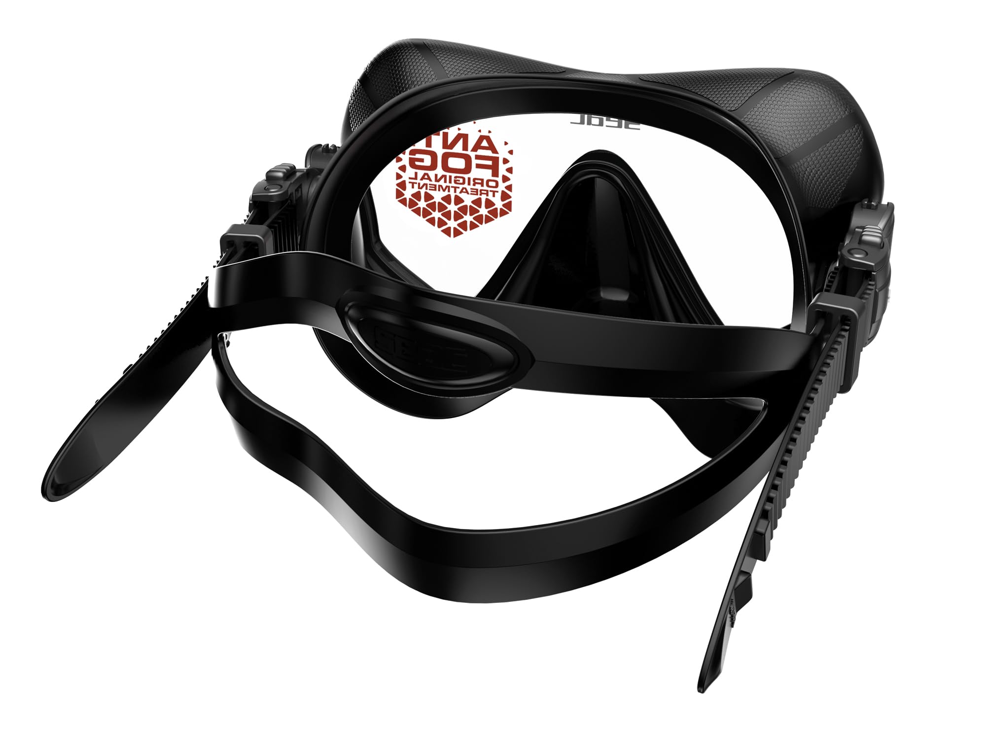 SEAC Pura Masque de Plongée Monoverre Frameless en Silicone Antifog Low Volume