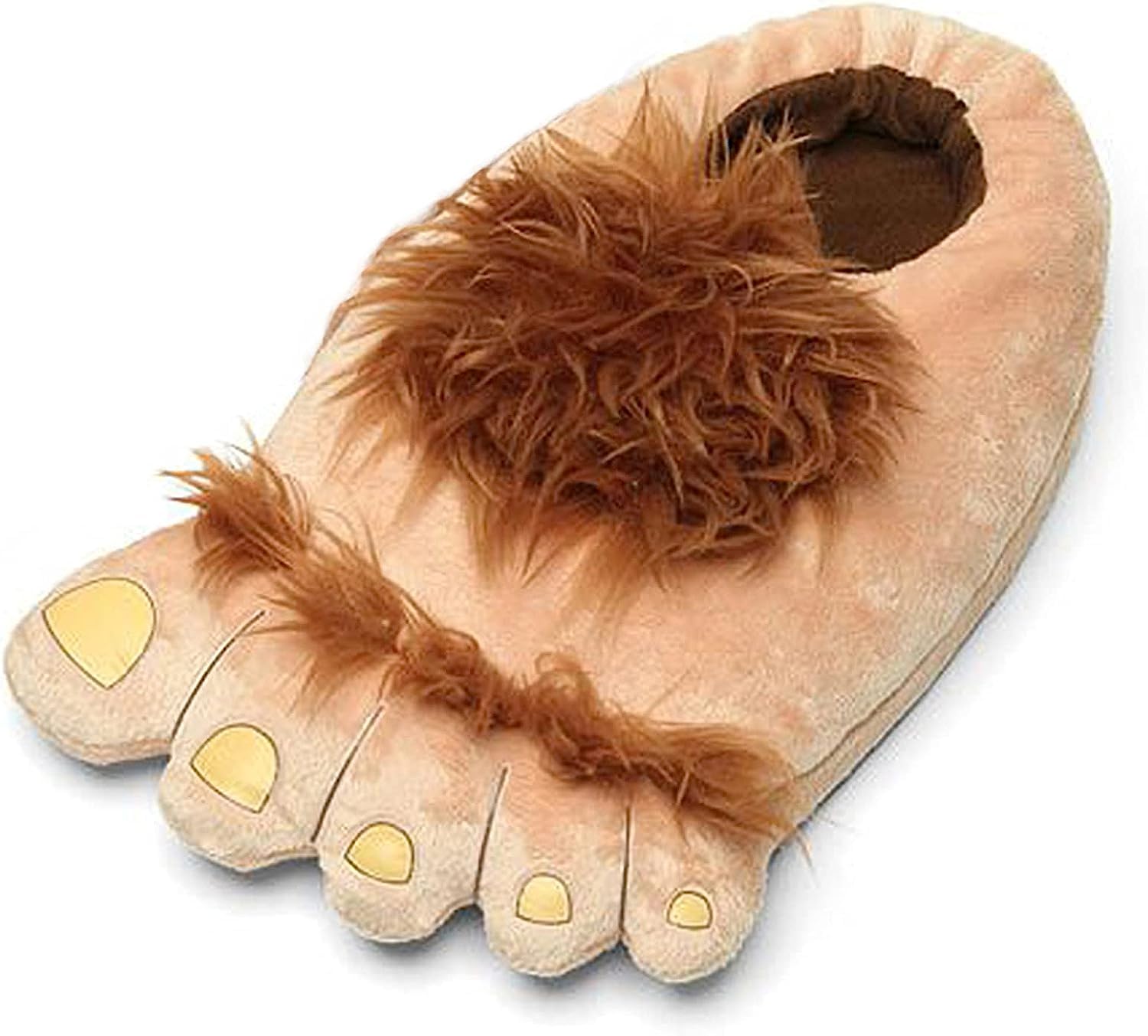 Geebuzz Pantofole da uomo e donna, stile Hobbit, a forma di mostro e avventura, calde, invernali, per interni