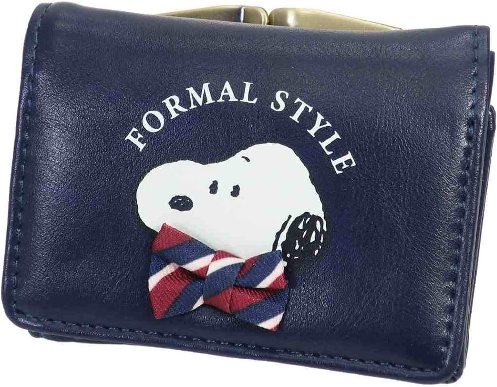 Amazon.com: Snoopy [mini wallet] tri-fold compact wallet / formal style ...