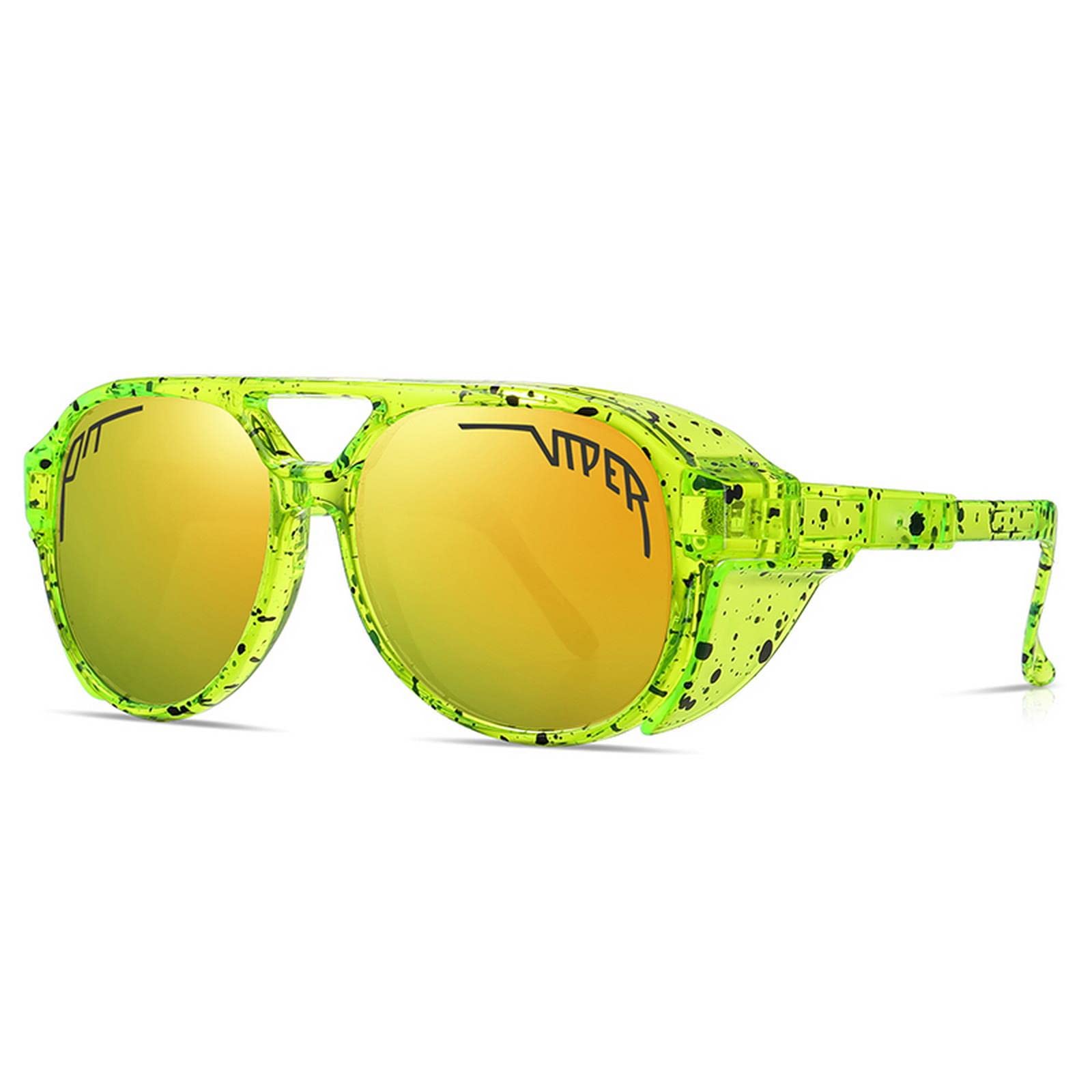 Okulary przeciwsłoneczne polaryzacyjne Okulary przeciwsłoneczne rowerowe Retro Punk Style Polarized Mens Womens Okulary przeciwsłoneczne Uv400 Gogle sportowe-C8, oryginalne opakowanie