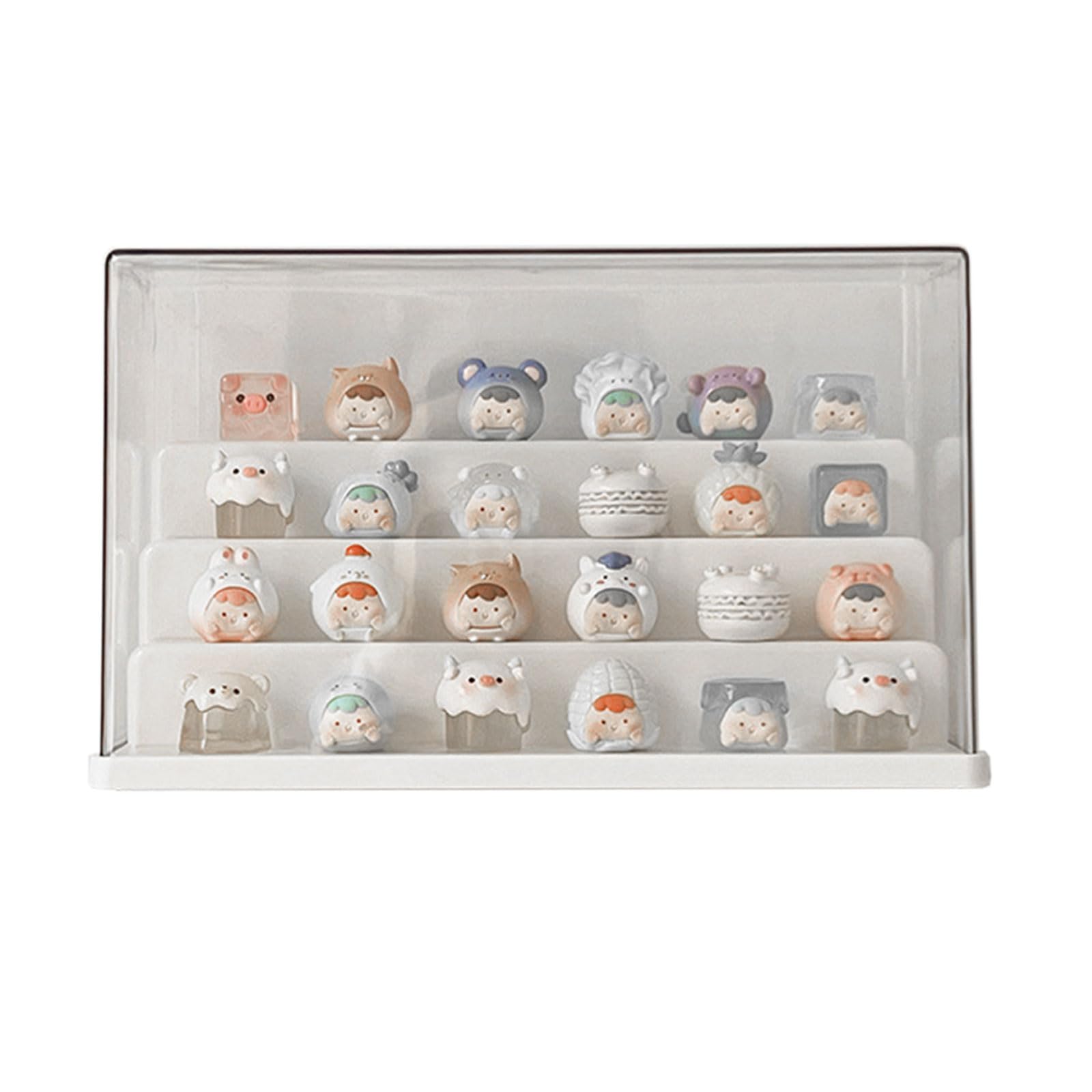 Sturdy Acrylic Display Case Clear Acrylic Display Cabinet Organizers Holder for Models and Storage Storage Rack