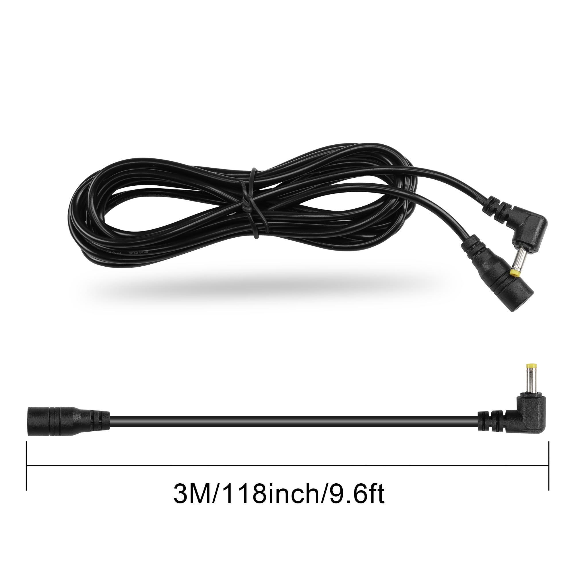 Amazon.com : GINTOOYUN DC4017 Power Extension Cable 22AWG DC 4.0mm