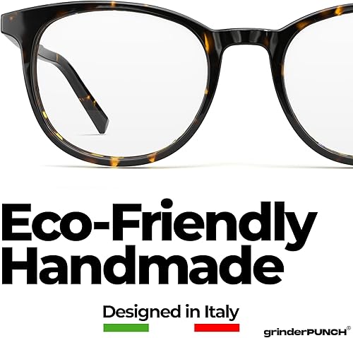 Miniatura 4 de grinderPUNCH Classic Reading Glasses for Women and Men Blue Light Blocking Readers Stylish Readers with Spring Loaded Hinges