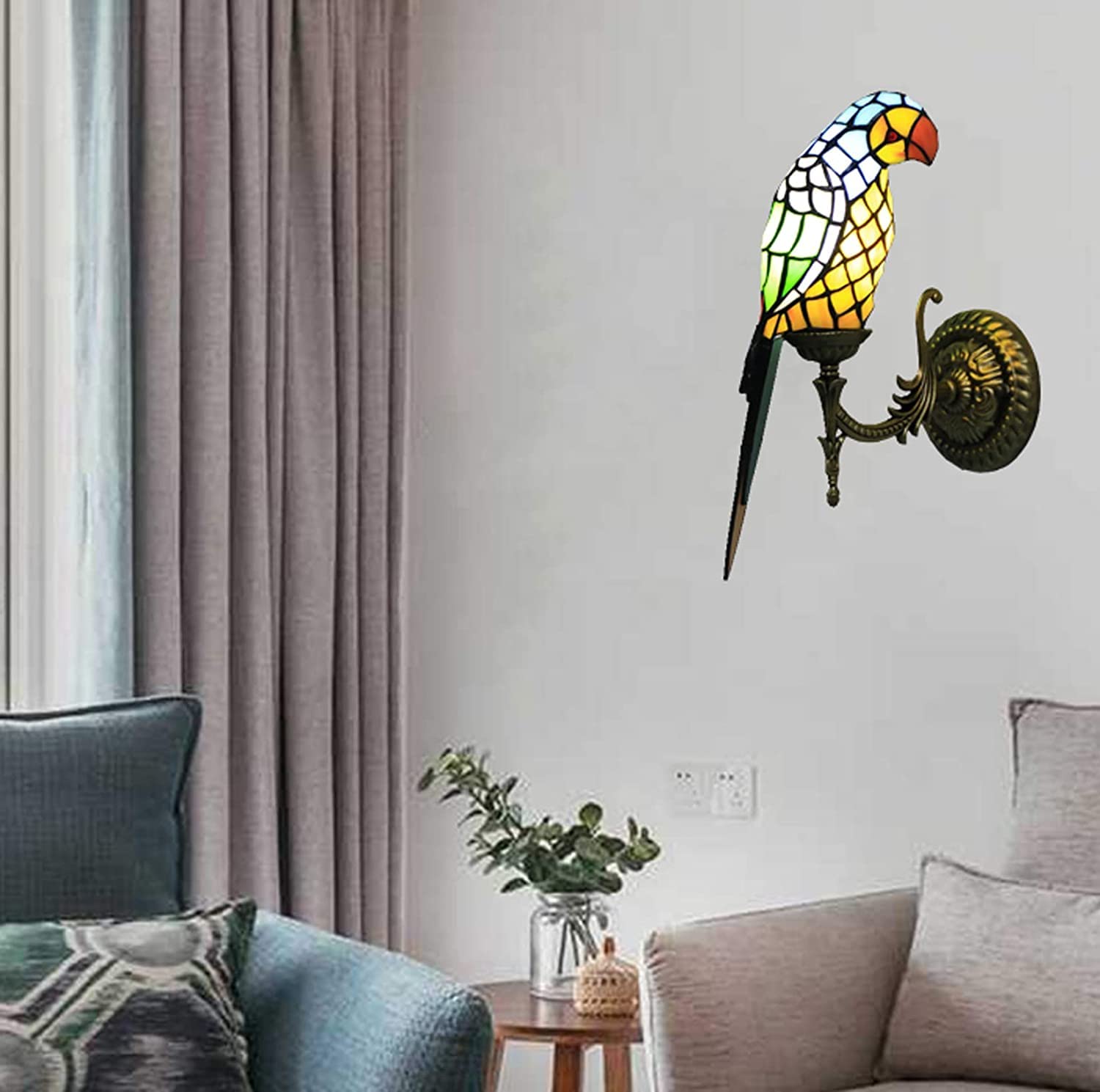 Amazon.co.jp : Tiffany スタイル壁ランプ,ティファニー ブラケット  