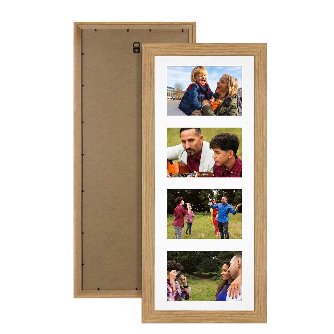 Procut Global 50x20cm Modern Light Oak Photo Frame For Multiple Pictures