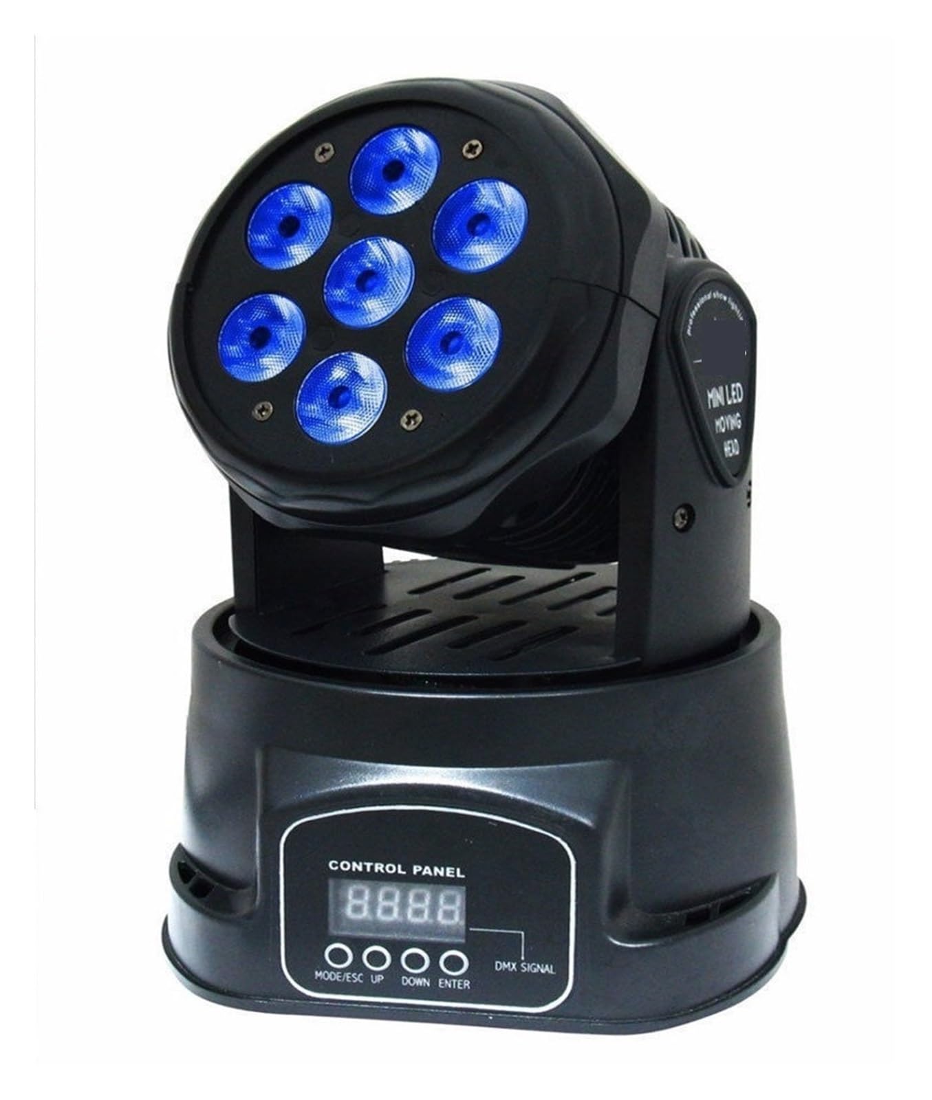 Luce da palco per DJ a LED 7 Bee 4 in 1 RGB Beam Projector LED Stage Light DMX 512 Controllo del Suono Ruota Shake Head Effect Light Disco Dj Music Party per Eventi Feste di Natale Matrimoni