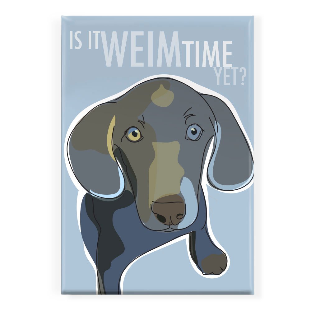 Aimant de réfrigérateur Weimar exprimez votre passion canine au quotidien