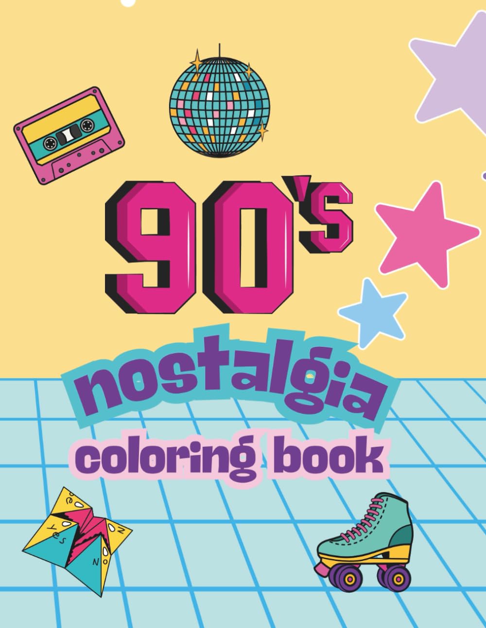 90's Nostalgia Coloring Book