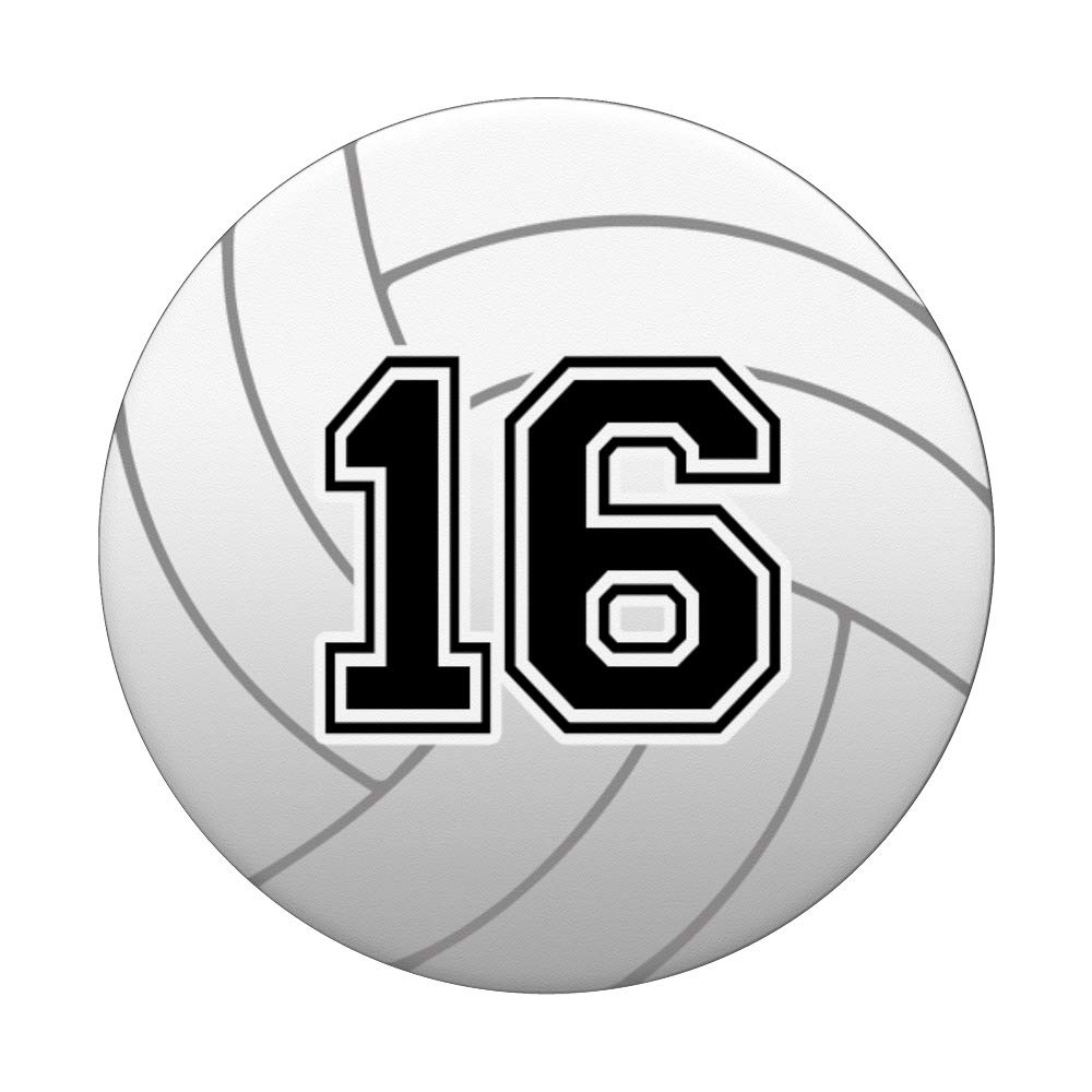 POPONページ Amazon.com: Volleyball Number 16 Volleyball Player 16th