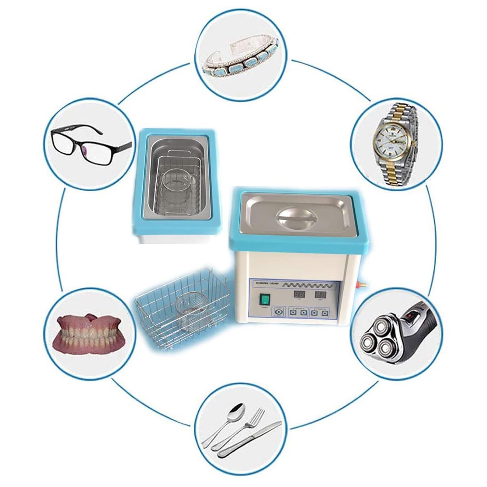 PAHION 5L Máquina De Limpieza Ultrasónica Limpiador Ultrasónico Dental Instrumento Médico De Laboratorio De Cavidad Oral Calentador Limpiador Ultrasónico Profesional