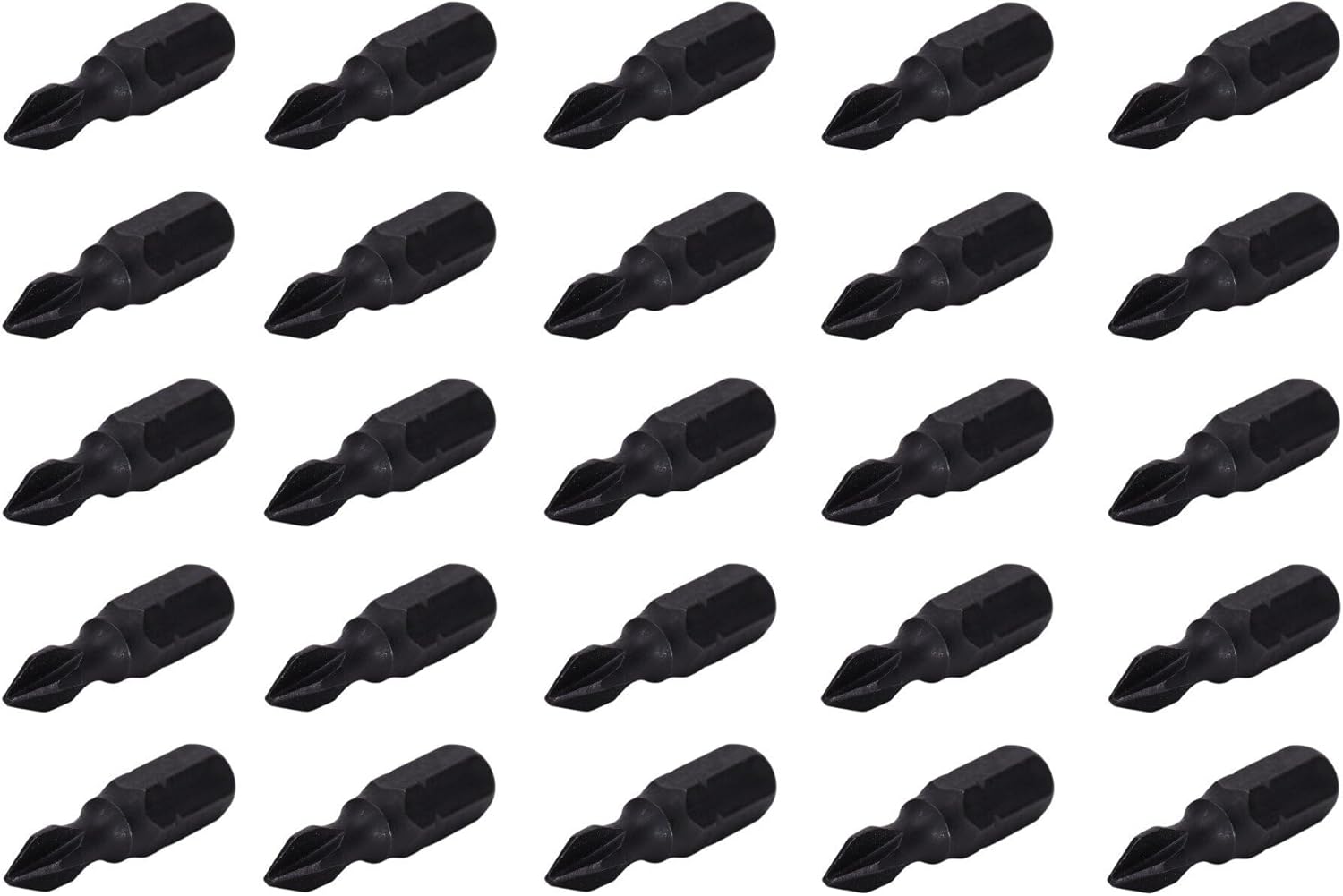 Century Drill & Tool 66801 Impact Screwdriver Bit #1 Phillips, 1", 25 Pack