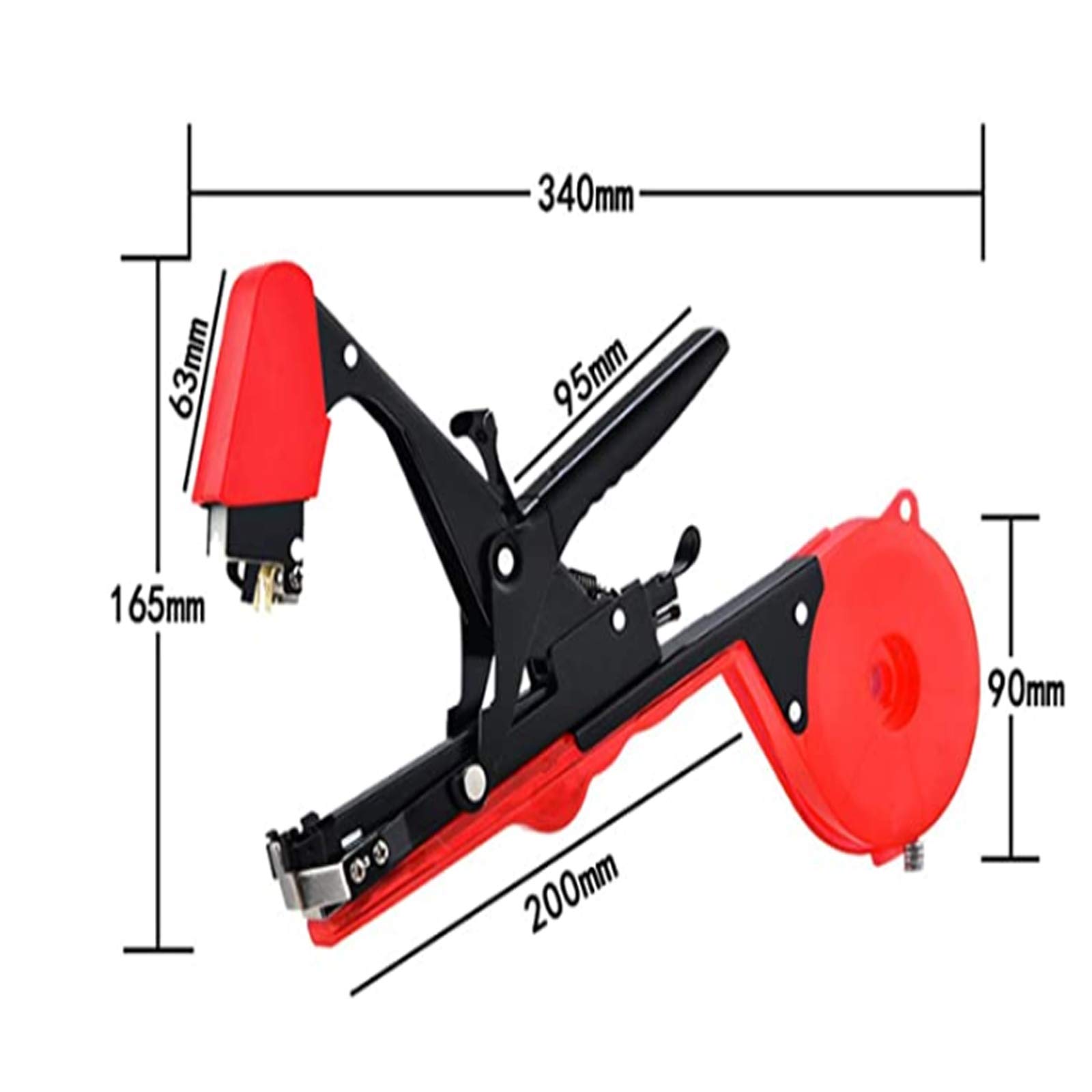 Planta Mano Atar La Máquina Jardín Tape Tool, Profesional Agricola Vid Atar Cinta Máquina para Atar Ramas de Planta, para Atadora de Tomates Vegetales Viña, Cintador de usoagrícolaTapetool,Style1