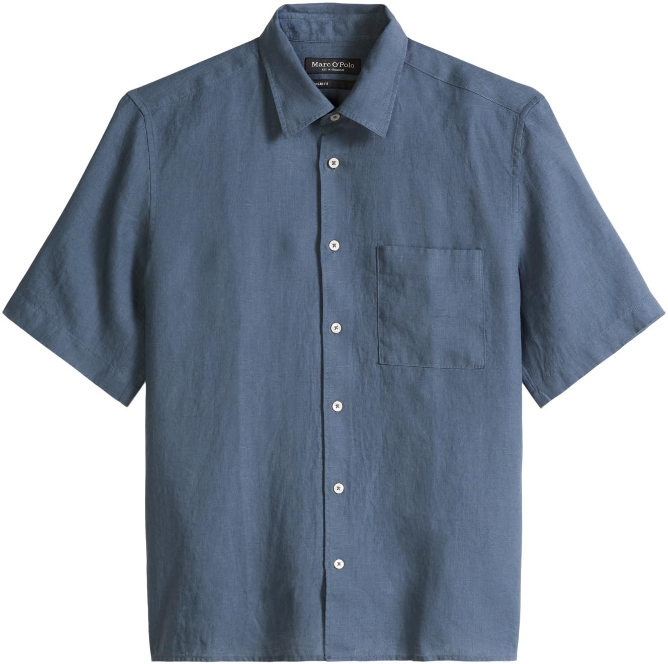 Marc OߴPolo Uomo Camicia in lino a maniche lunghe regular fit