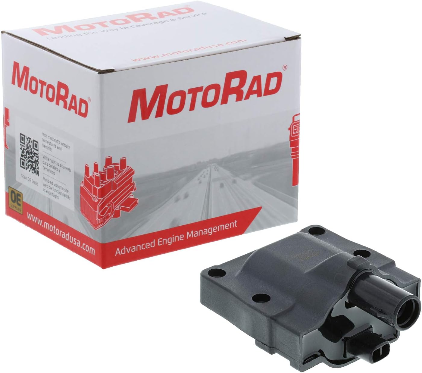 MotoRad 3IC168 Ignition Coil | Fits Select Lexus LS400, SC400, Toyota 4Runner, Camry, Celica, MR2, Pickup, T100