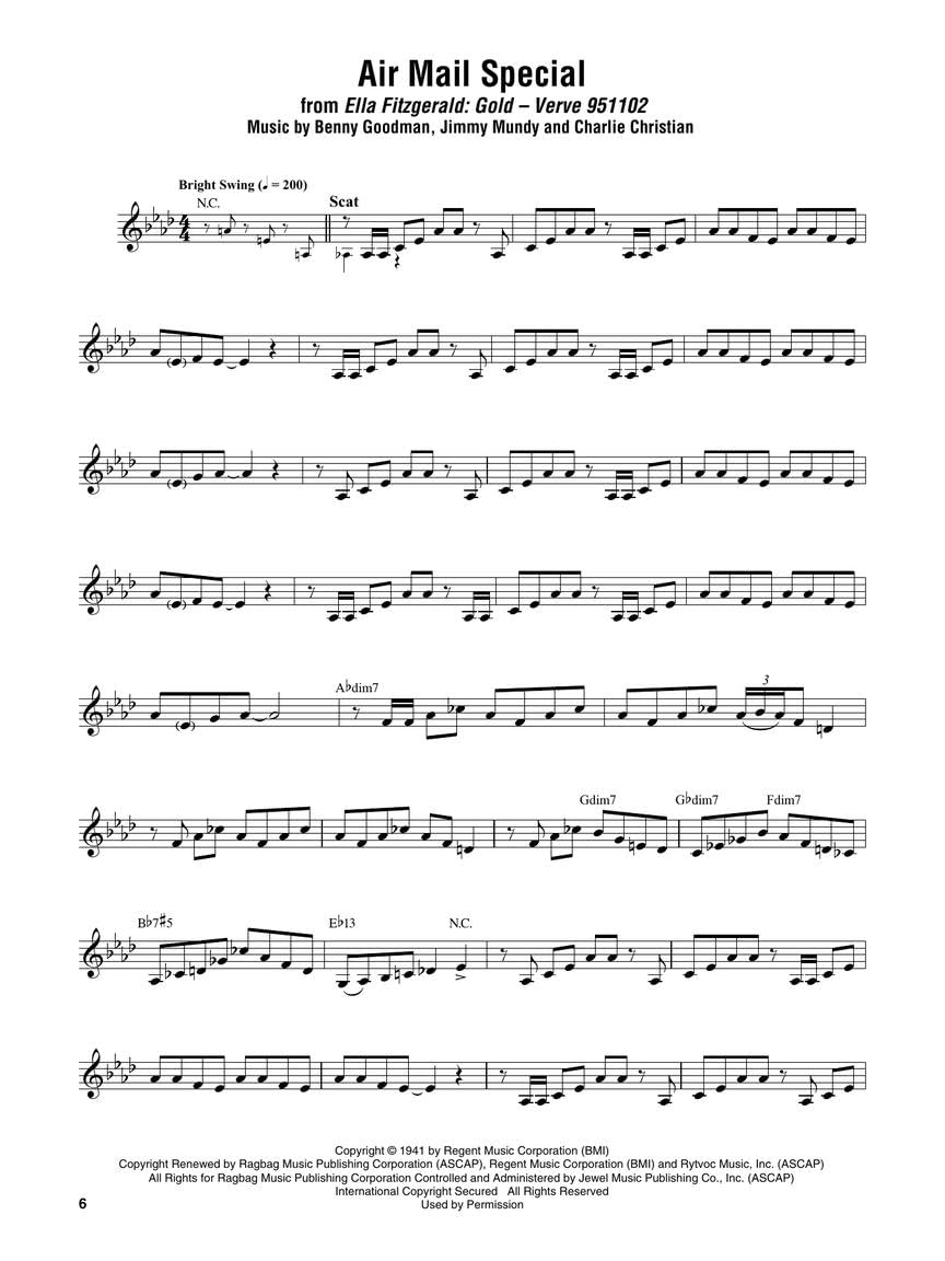 Scat Omnibook: Vocalists & C Instruments Transcriptions