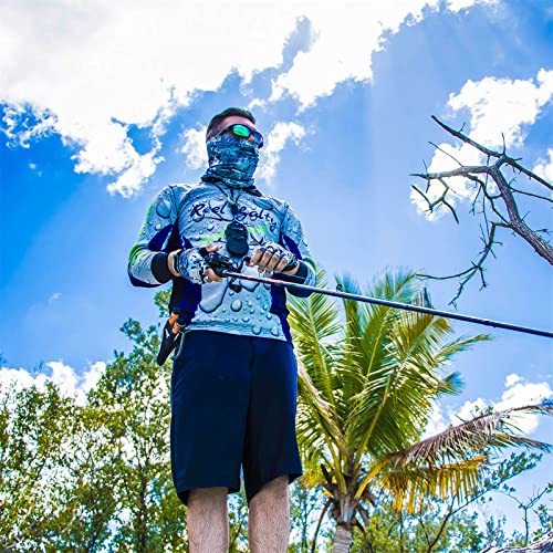 Kastking Gil Raker Gloves Upf50+ Fishing Gloves Uv Protection Gloves Sun Gloves For Men Or Women For Fishing, Outdoor, Kayaking, Rowing, Sailing, Canoeing, Hiking, Biking - Silver Mist Prym1, X-Large #TOP6