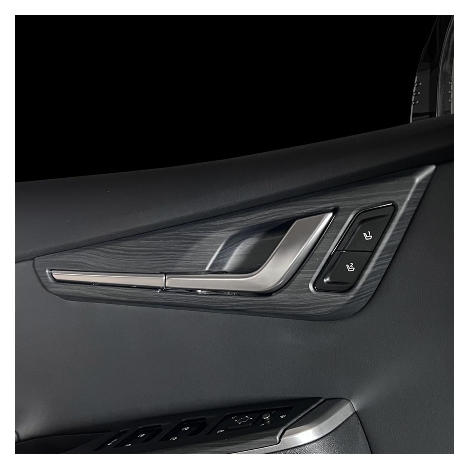 Consolle Centrale per Kia per EV6 2022 2023 Opaco Venatura Legno Stile Porta Interna Ciotola Pannello Maniglia Interna della Copertura della Protezione Adesivo Interno Decorazione Interni