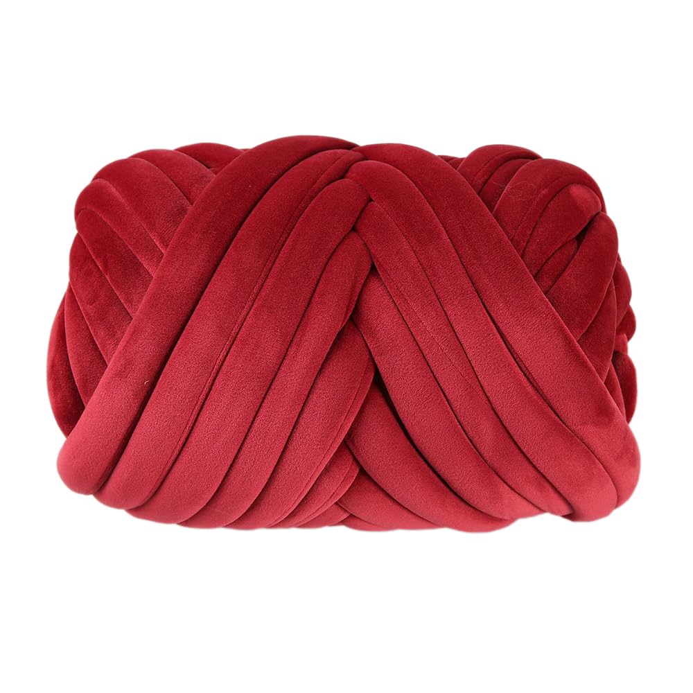 Gruba włóczka wełniana, 750 g, Chunky XXL Yarn do dziergania na ręce, przędza do dziergania na ręce, nieporęczna przędza dla początkujących, do szydełkowania, koców, poduszek, kosza dla zwierząt