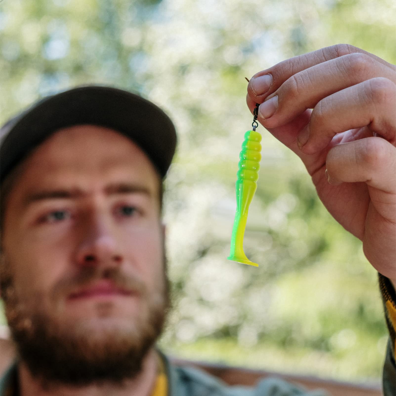 Kisangel Simulation Weicher Köder Hechtköder Gummifische Forellenköder Fischköder-Set Angeln Zubehör Garage Doppelt Simulation Von Fischködern Mini-simulationsköder PVC