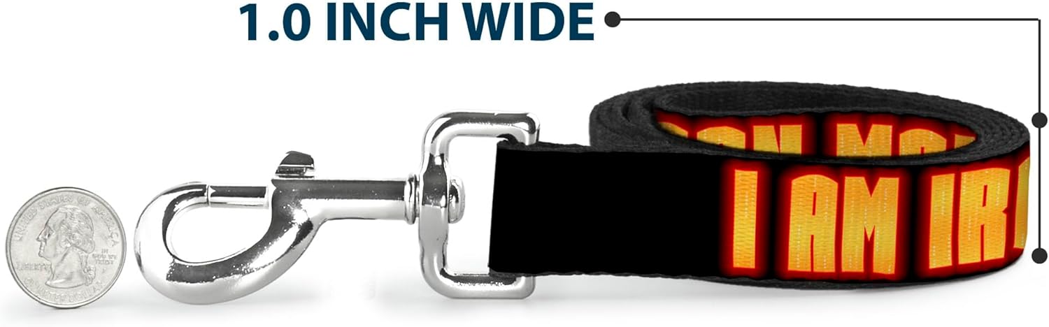 Dog Collar Seatbelt Buckle, 6 Feet Long - 1.5" Wide