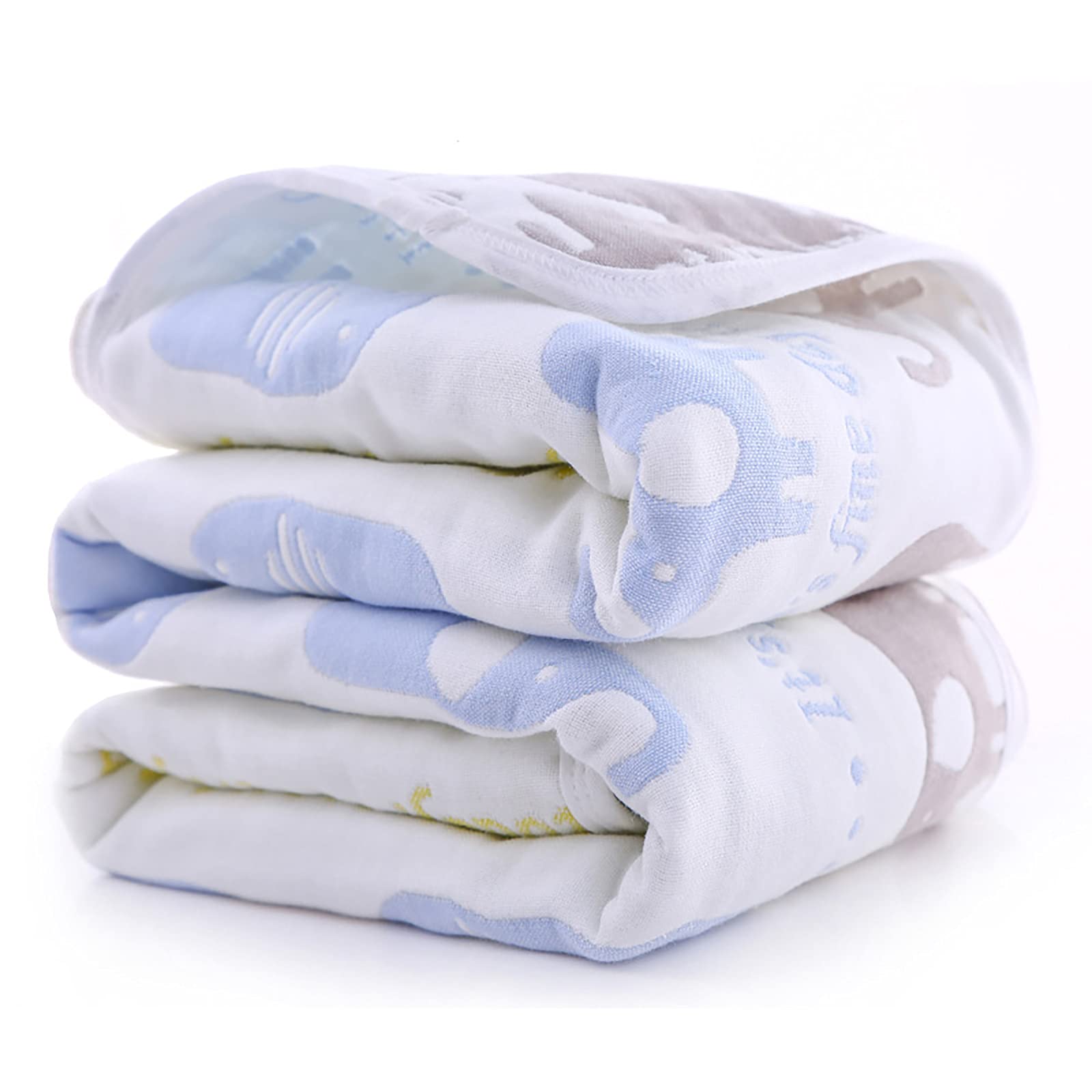 Serviette enfant coton très absorbant séchage rapide éléphant