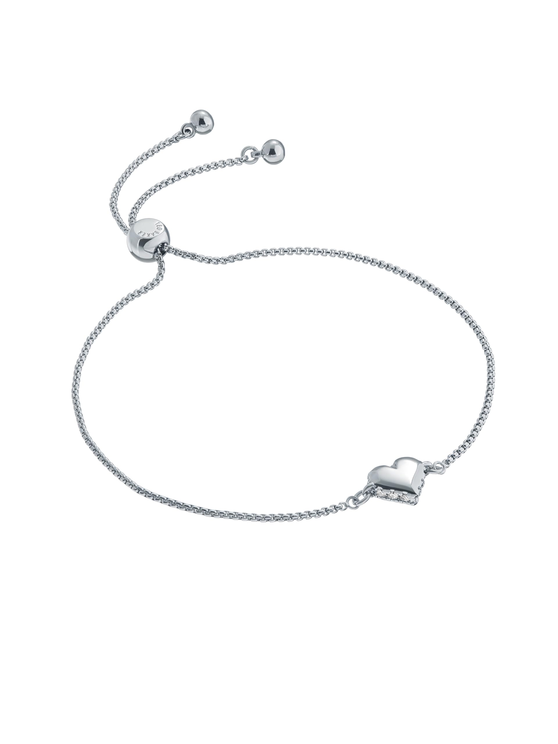 Heart Bracelet Swarovski Crystal Adjustable Bracelet SWAROVSKI UNA