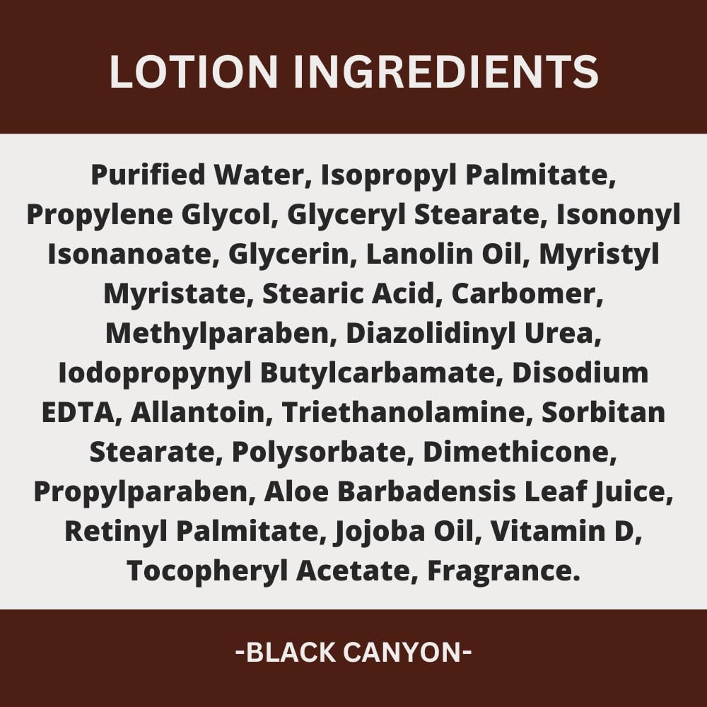 Black Canyon All Spice Scented Body Lotion with Lanolin and Jojoba Oil, 12 Oz - Image 9