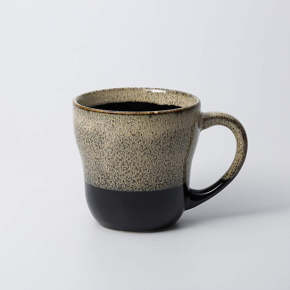 L-entcy 11.9OZ Water Cup Retro Style Three Color Ceramic Coffee Cup Classic Frosted Antique Glass Mug 350ml Ceramic Coffee Cup Female Tea Cup Simple Water Mug Mug Office Tea Cup Reusable, Best Gift