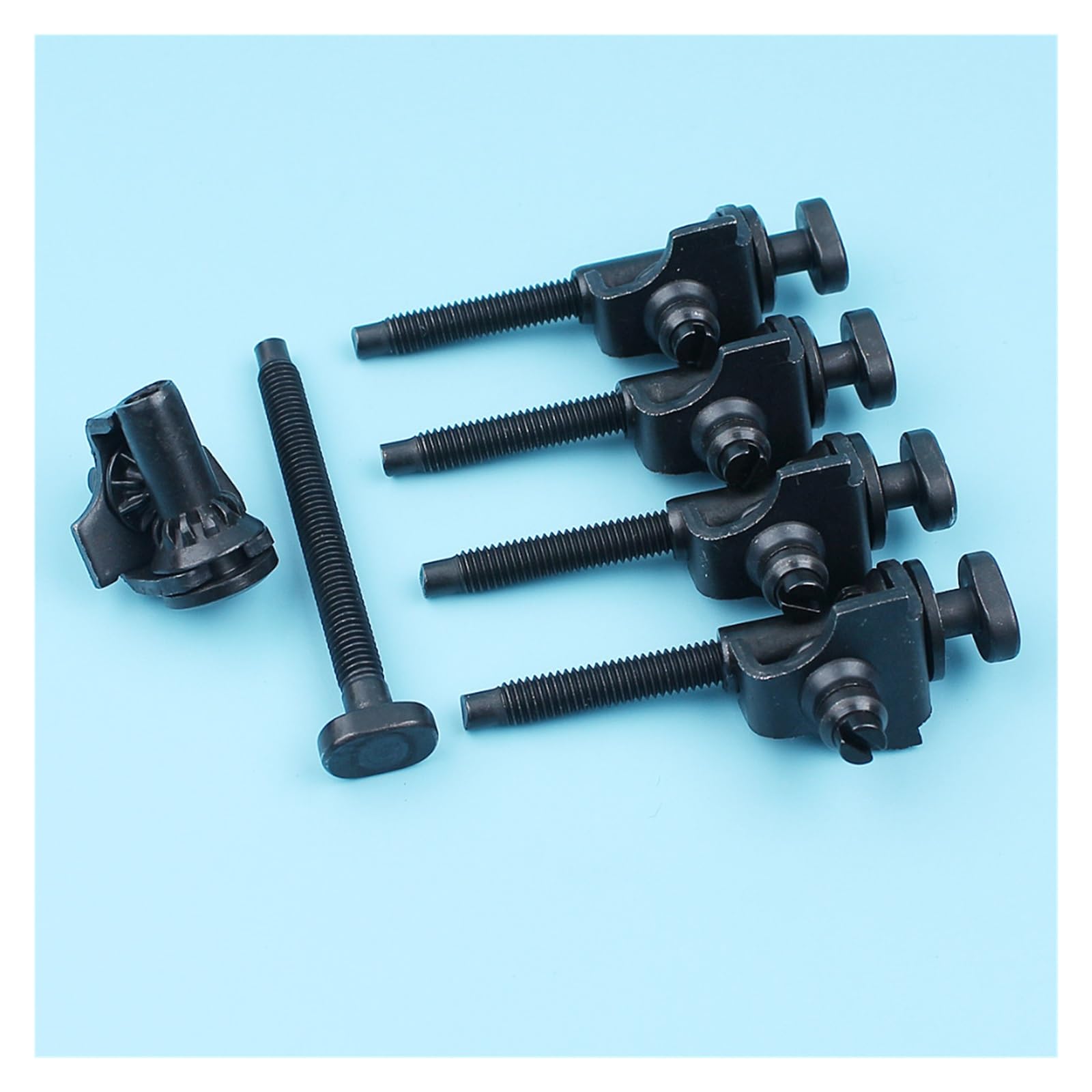 5 uds tornillo tensor de ajuste cadena for Husqvarna 359 340 345 346 350 351 353 357 346XP for motosierra EPA #537 07 12-01/503-88-54-01