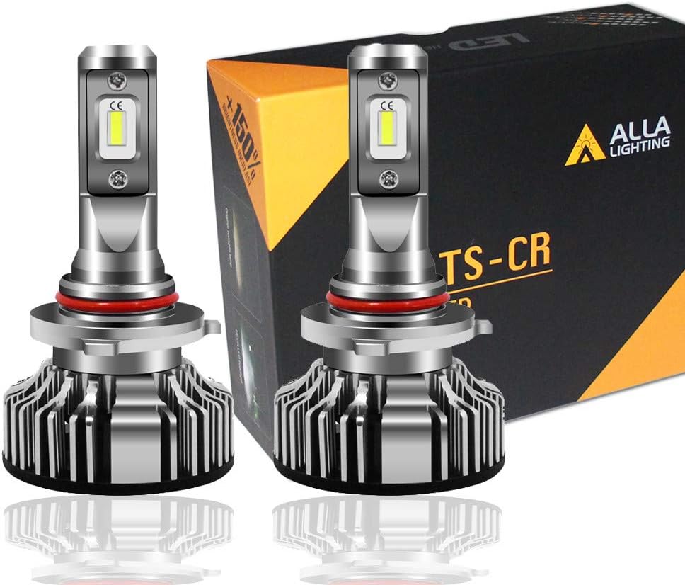 Crazy Deals Alla Lighting 10000lm HB3 9005 LED Headlights Bulbs(Off-roading), 6500K Xenon White Replacement Upgrade Halogen /DRL 9005XS 9005LL 9005HL+ TS-CR Xtremely Super Bright