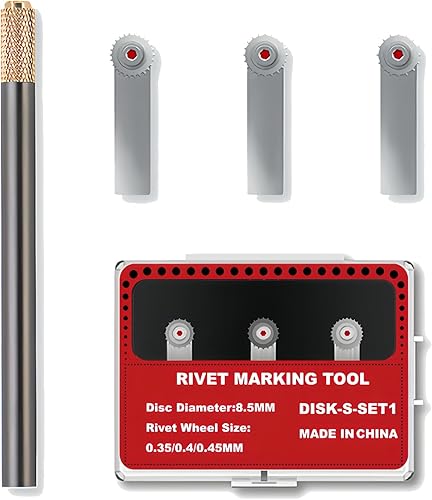 Herramienta para hacer remaches modelo con mango para modelo, hobby, manualidades, accesorios de construcción (juego S1)