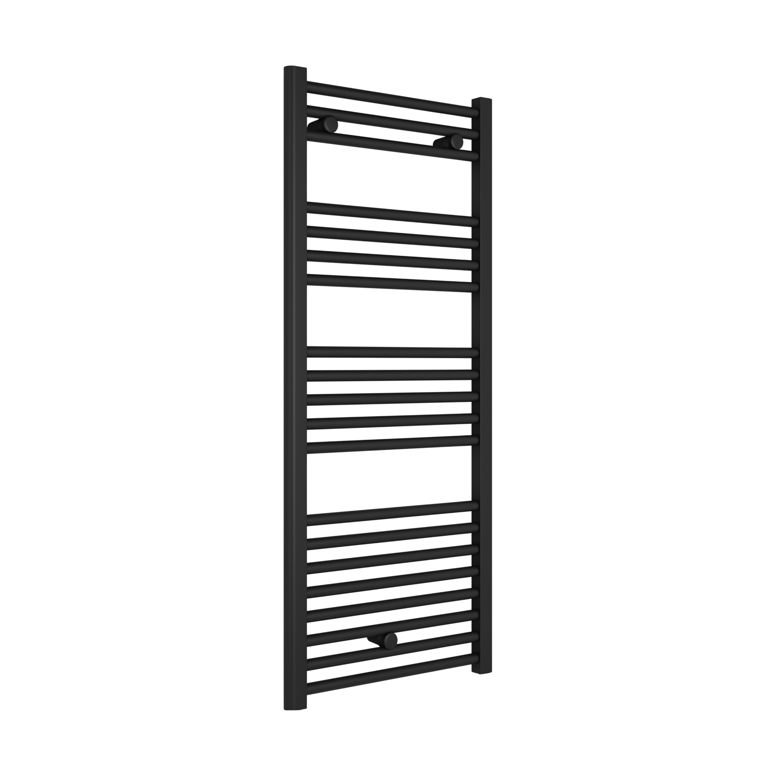 facula - Radiador Toallero DE Agua Ocean Negro 1188x500mm | (NO Eléctrico) | 3 Soportes + purgador | Conexiones 3x1/2