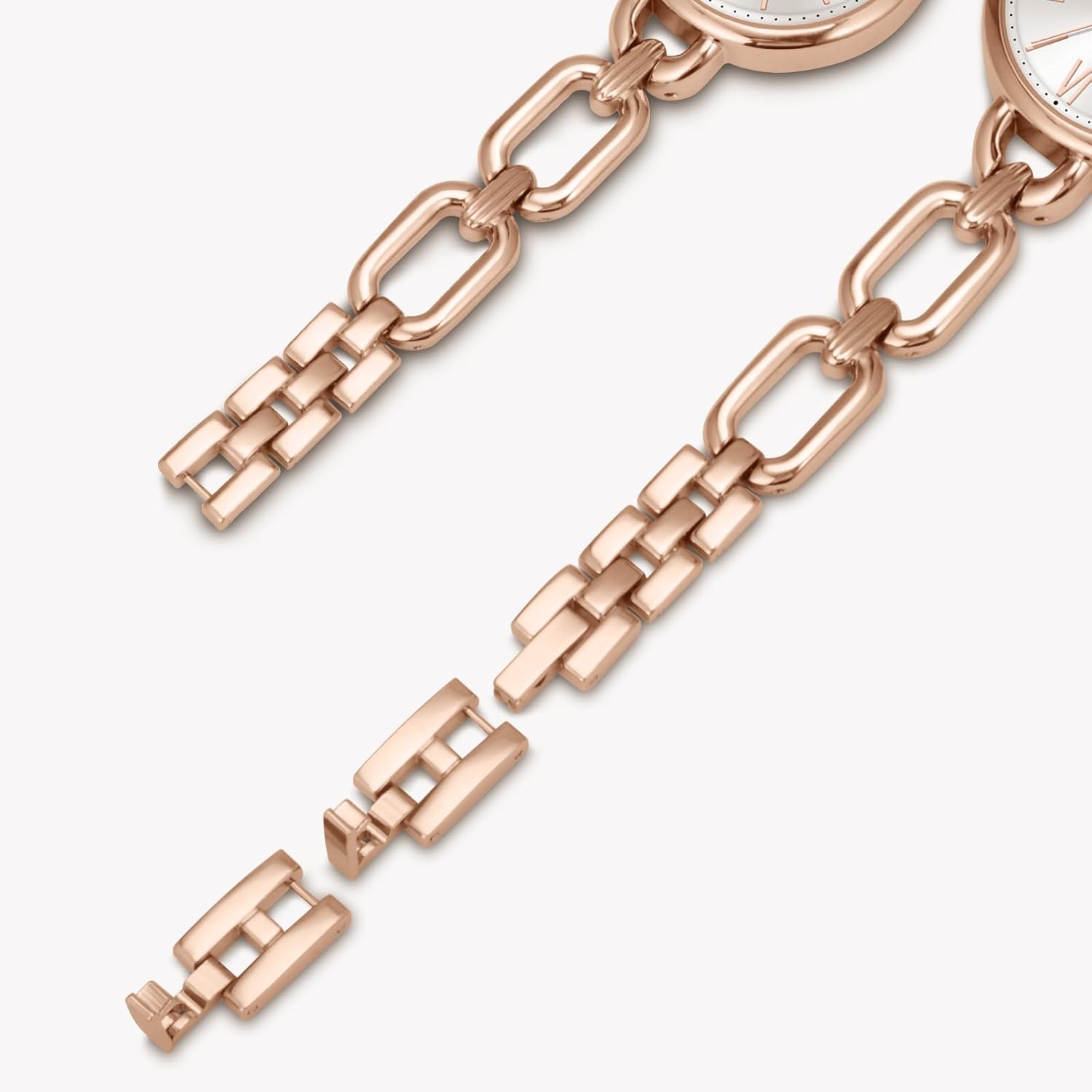 Asan Ge Women's Watch with Adjustable Chain Bracelet - Long Lasting Plating,Vintage Dainty Watches for Lady,Elegant Small Wrists ， No Tool Required, Water Resistant 100ft - Image 3