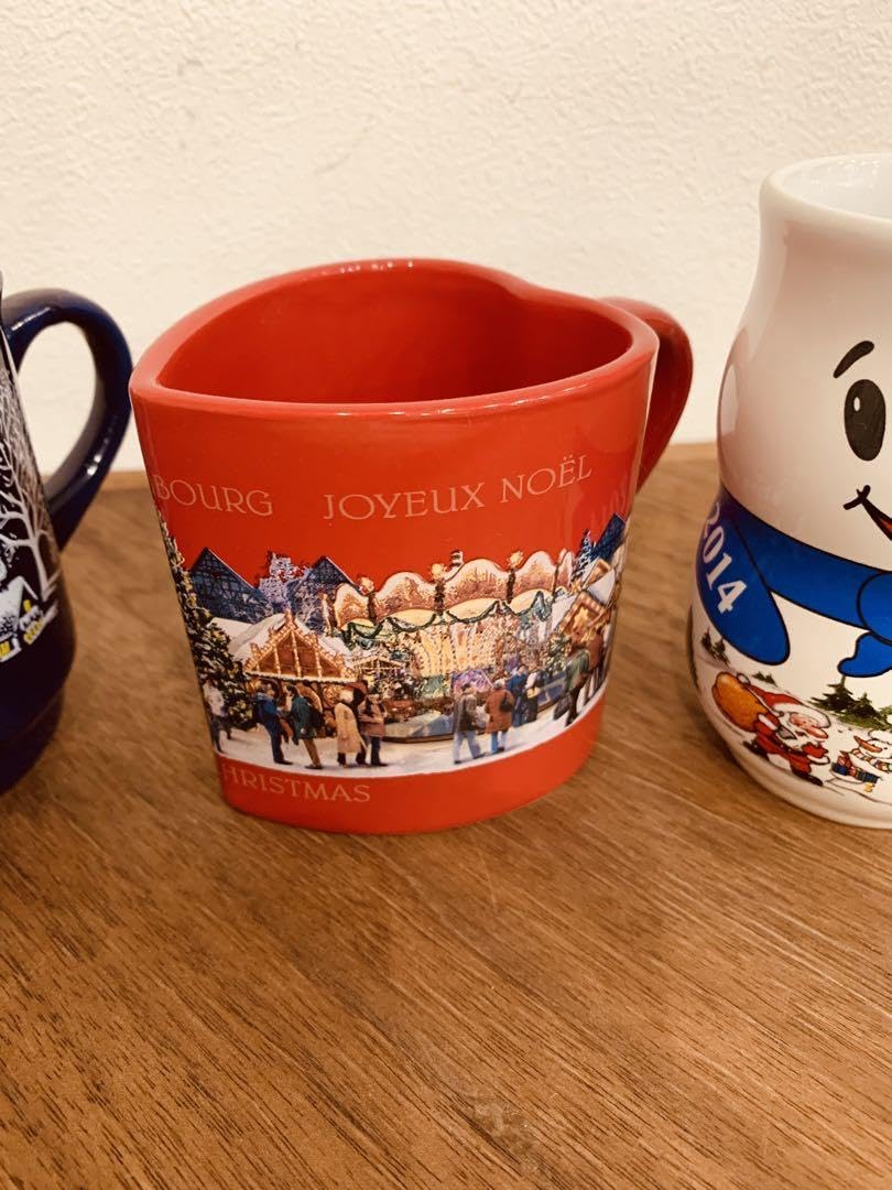 Amazon.co.jp: クリスマスマーケット マグカップ4個セット フランス