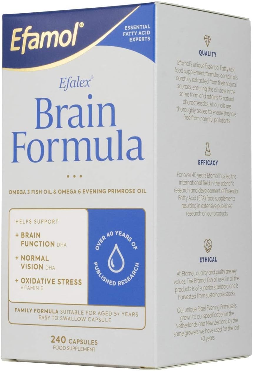 Efamol Efalex Brain Formula - 240 capsules