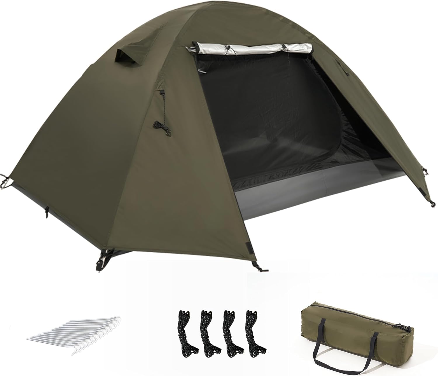 テント キャンプテント 二重層 軽量 コンパクト アルミ製ポール 撥水