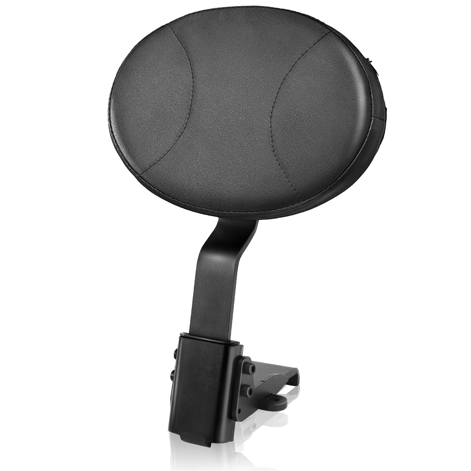 Adjustable Front Driver Rider Backrest Pad Plug-In Sissy Bar Back Rest With Pocket Mounting Kit Compatible With Victory Cross Country Models 2010-2017