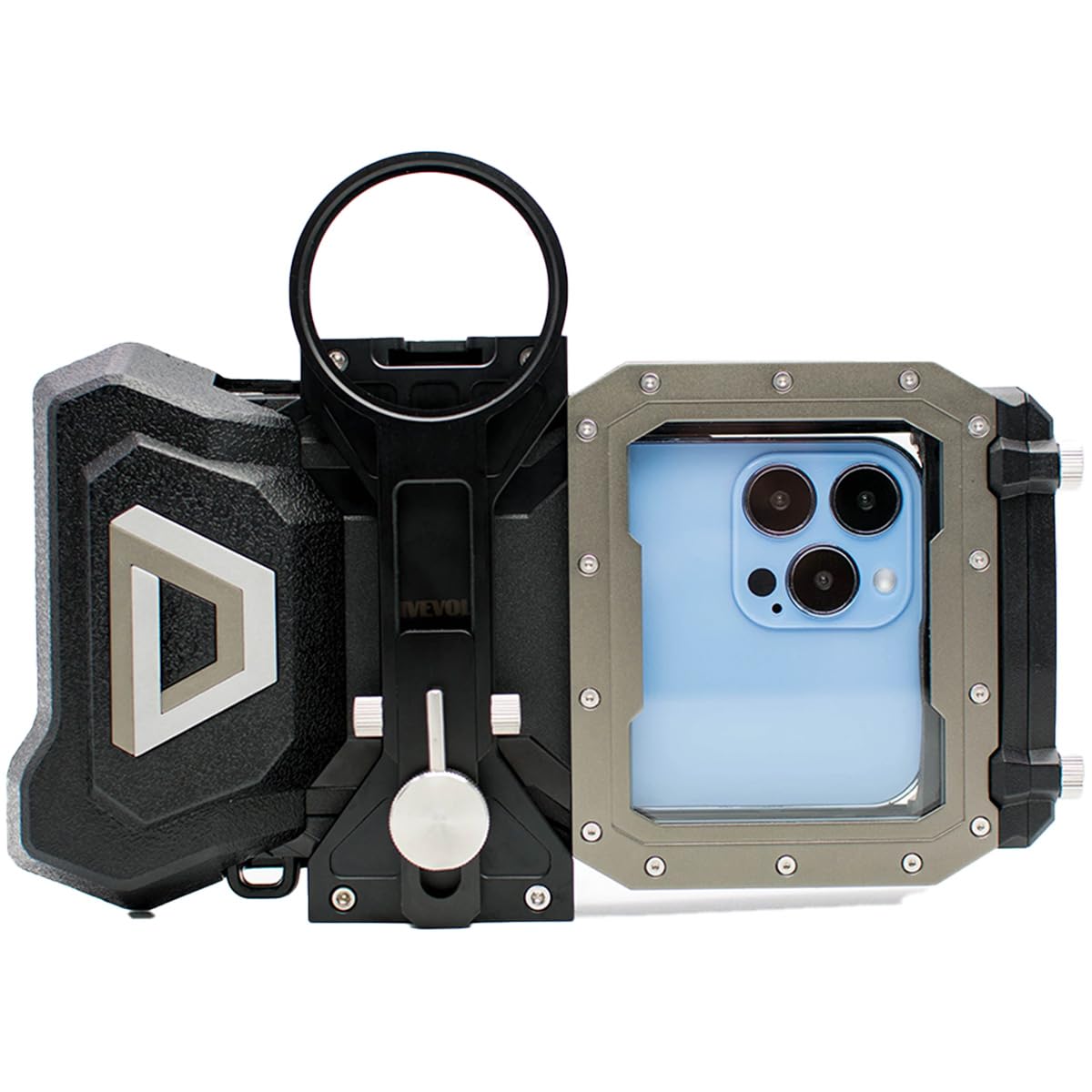 DIVEVOLK Sea Touch 4 Support pour filtres de plongée pour Homme, Noir, 21 x 11 x 12 cm