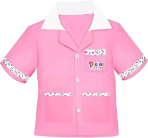 Miniatura 4 de Juego de médicos médicos, kit de médico para niños, disfraz de médico con juego de simulación para niños pequeños