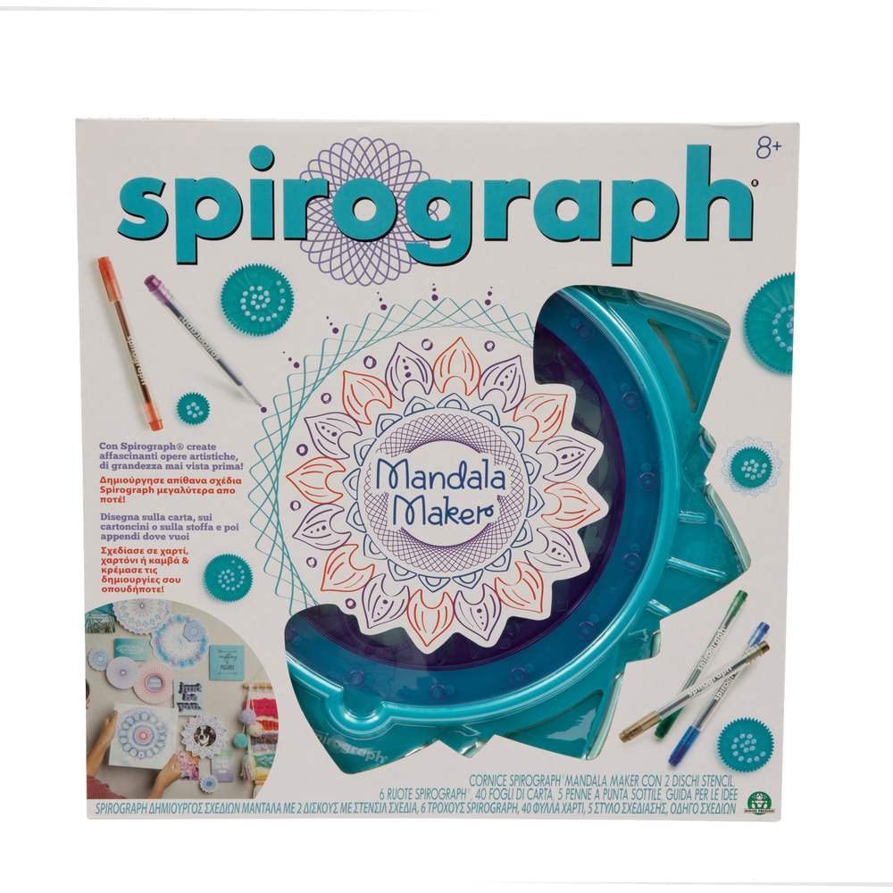 Grandi Giochi Spirograph Maker CLG09000 - Juego para crear mandalas
