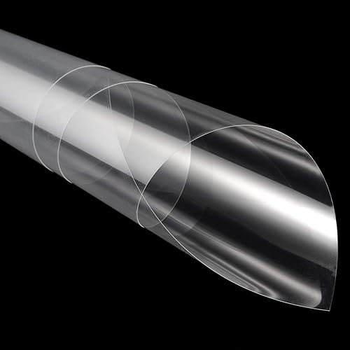 Miniatura 4 de ZEONHAK 25 hojas de plantillas en blanco de 6 mil, 12 x 24 pulgadas, material de plantilla transparente en blanco, hojas de plantilla Mylar prémium