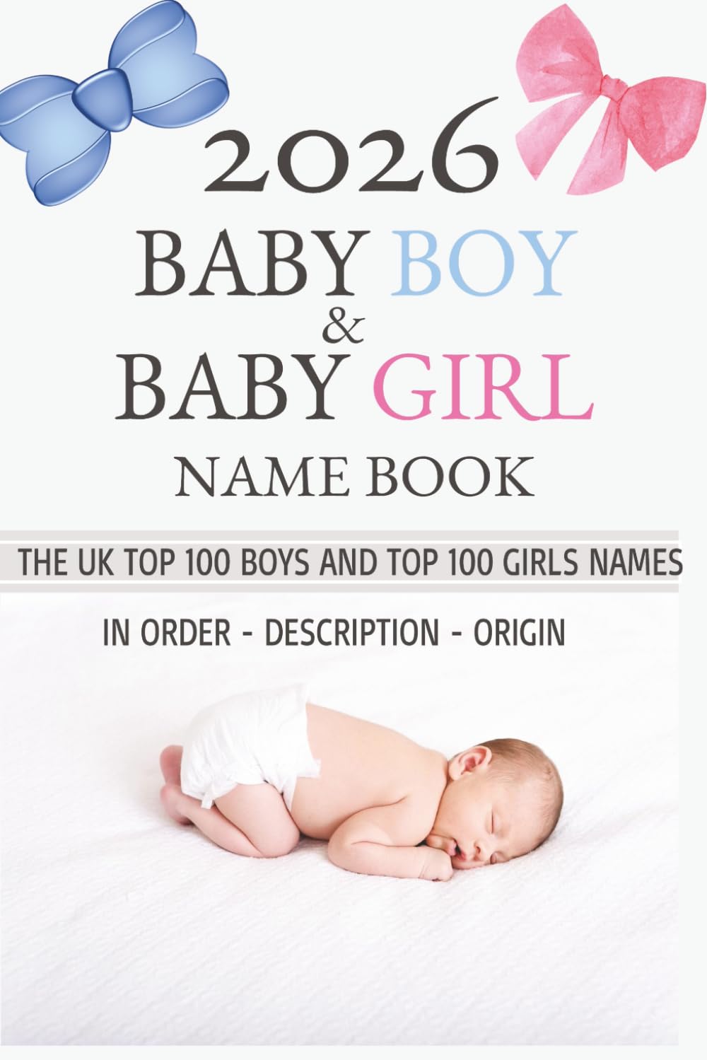 2026 baby boy name book: The top 100 baby boy Names | ordered from 1-100 | latest 2026 data | UK top names for 2026 with description and origin
