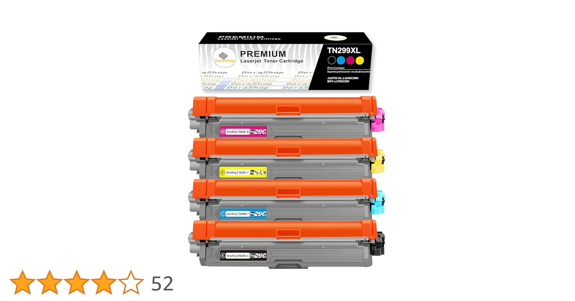 LxTek Purify TN299XL ブラザー(Brother) 0826 インクのチップス TN299 TN299XL ブラザー (Brother) 用 HL