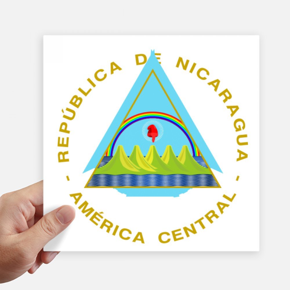 Autocollant Nicaragua pour reconnaitre sa valise et styliser sa moto 4Pcs