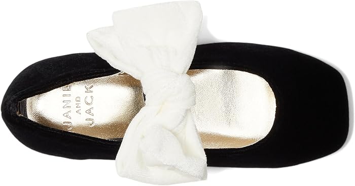 Обувь Janie and Jack Velvet Bow Flats (Toddler/Little Kid/Big Kid) — фото 6