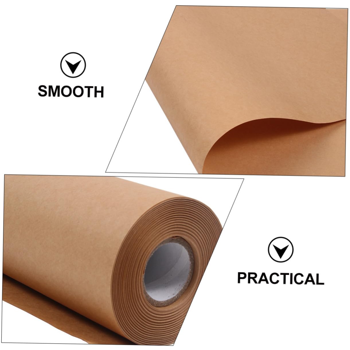 Homoyoyo Papel Kraft para Manualidades y Embalaje Papel de Regalo Natural y Seguro para Flores Decoración y Envoltura Creativa
